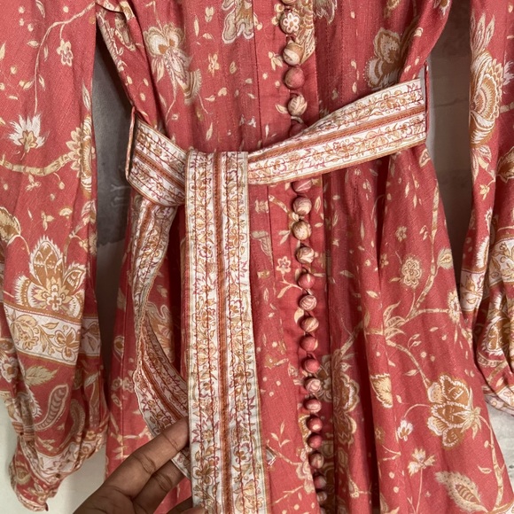 ❌🚫SOLD🚫❌ Zimmermann Veneto Border Short Dress - Picture 6 of 14